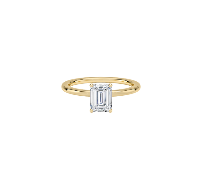 Anel Emerald Soliz em Diamante Lab - 0,70ct