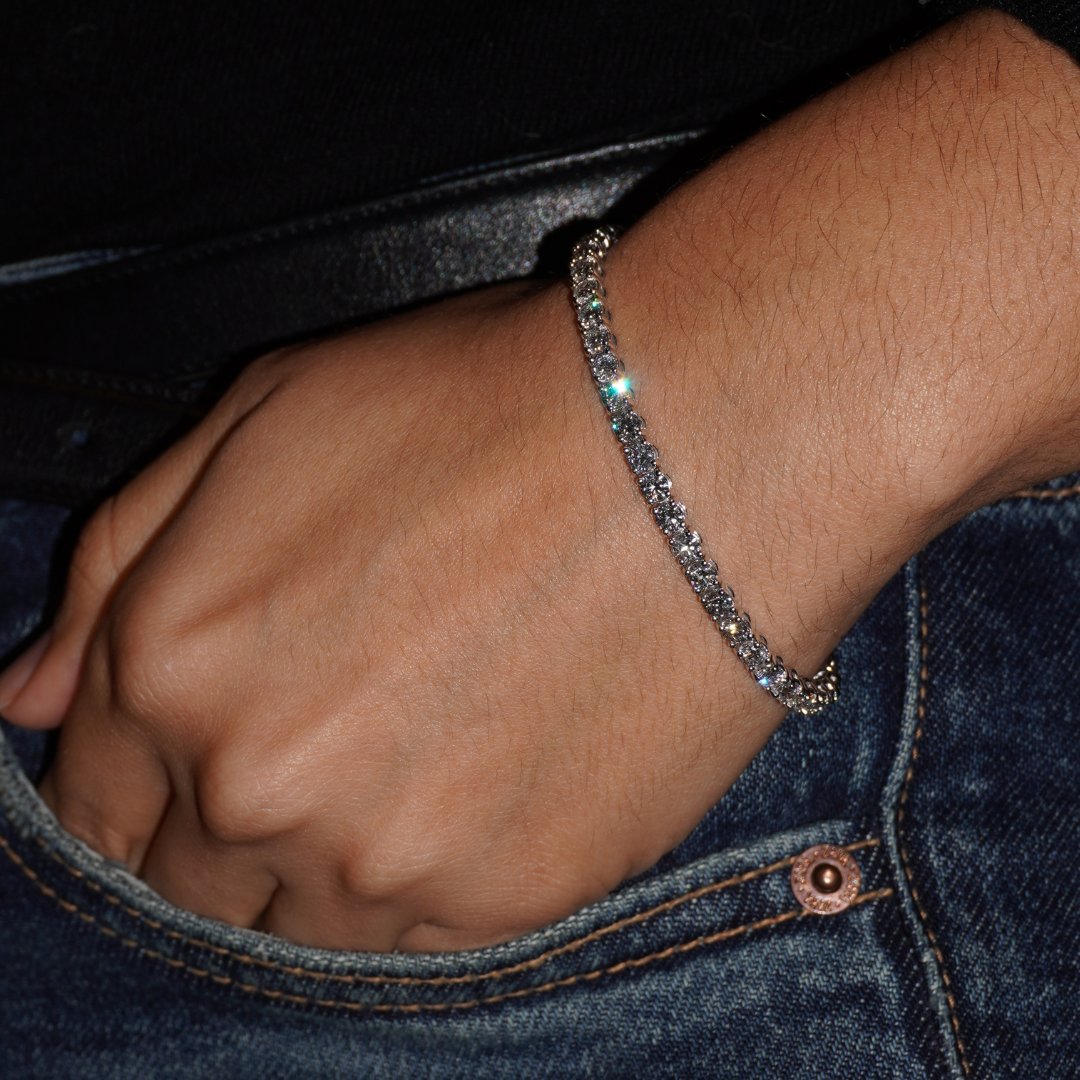 Pulseira Riviera em Diamante Lab - 15pts (cada)