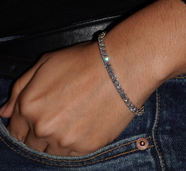 Pulseira Riviera em Diamante Lab - 15pts (cada)