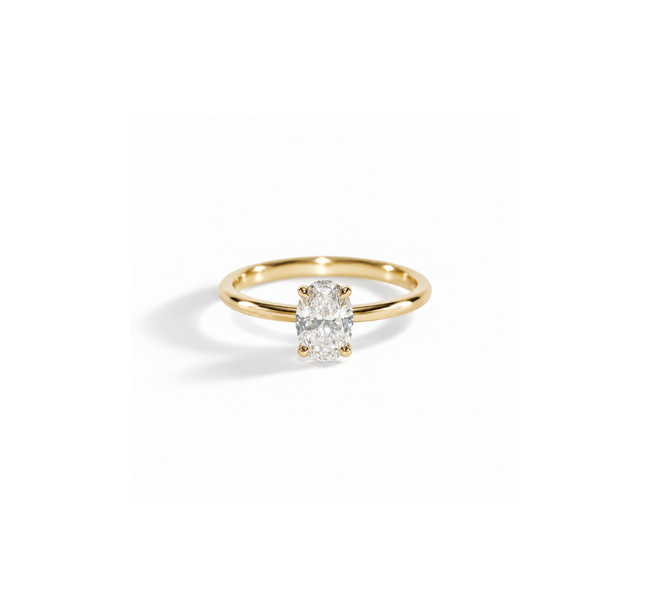 Anel Redondo Niz em Diamante Lab - 0,30ct - Niliz