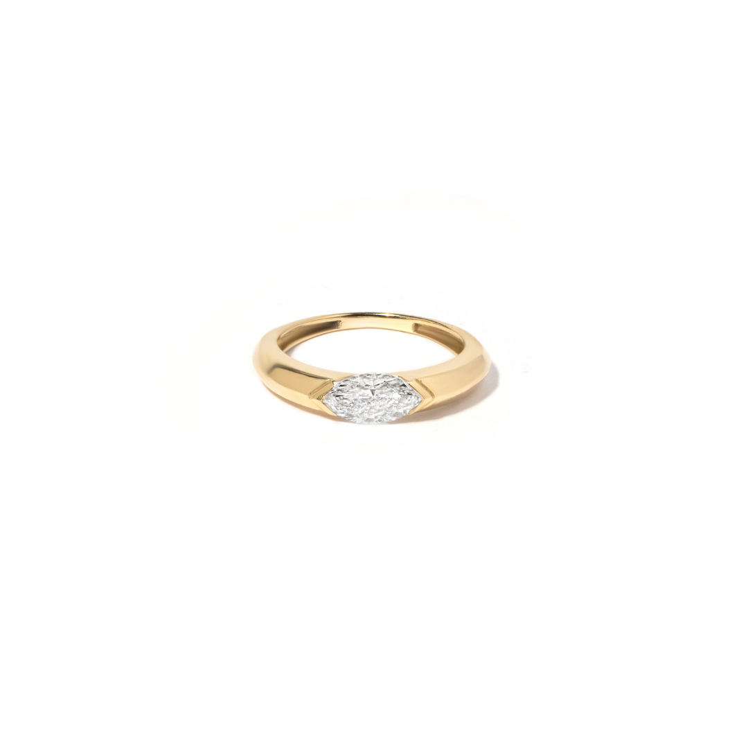 Anel New Marquise em Diamante Lab - 0,50ct