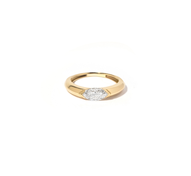 Anel New Marquise em Diamante Lab - 0,50ct