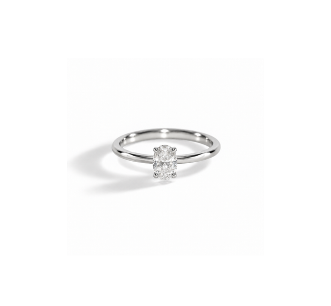 Anel Redondo Niz em Diamante Lab - 0,30ct - Niliz