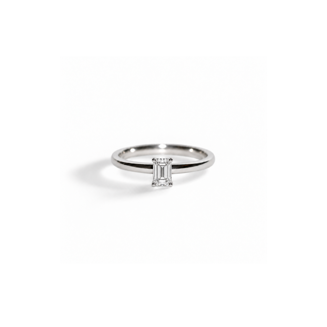 Anel Emerald Soliz 18k em Diamante Lab - 0,30ct