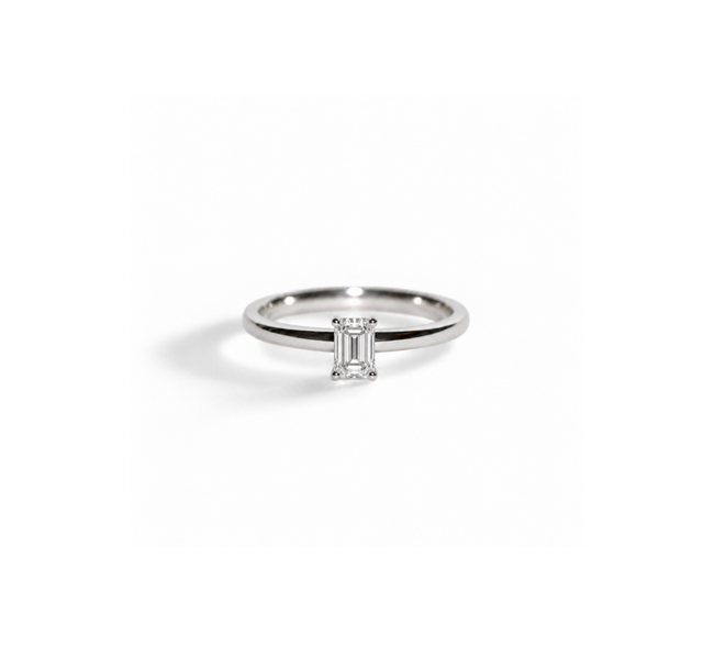 Anel Emerald Soliz 18k em Diamante Lab - 0,30ct