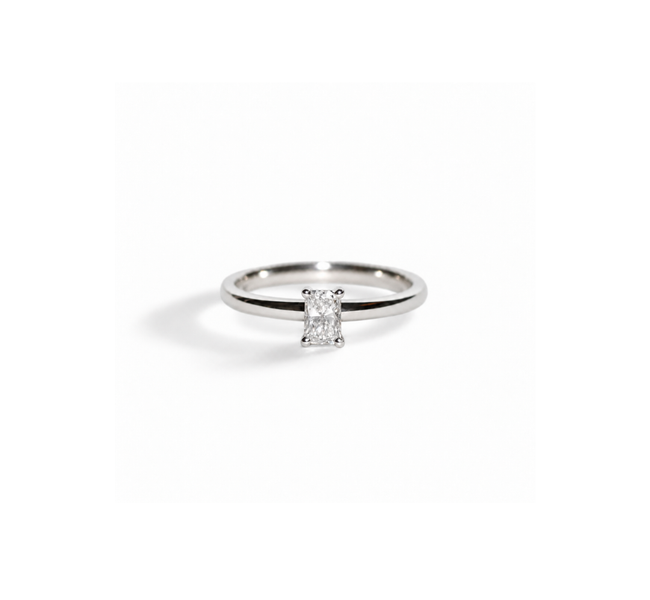 Anel Radiante Soliz 18k em Diamante Lab - 0,30ct