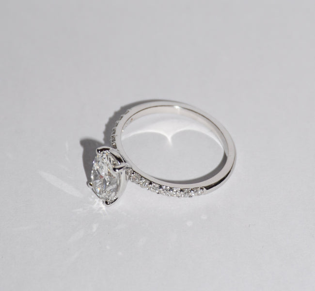 Anel Redondo Niz em Diamante Lab - 0,30ct - Niliz