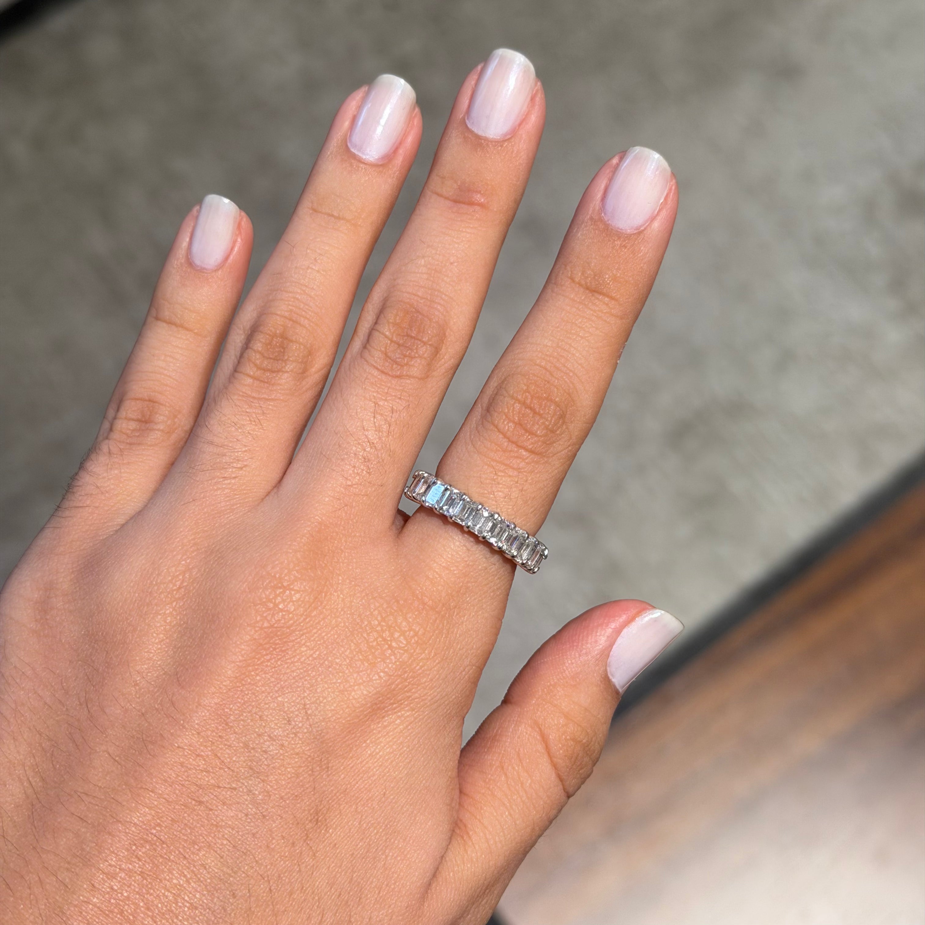 Aliança Half&Half em Diamante Lab 20pts cada