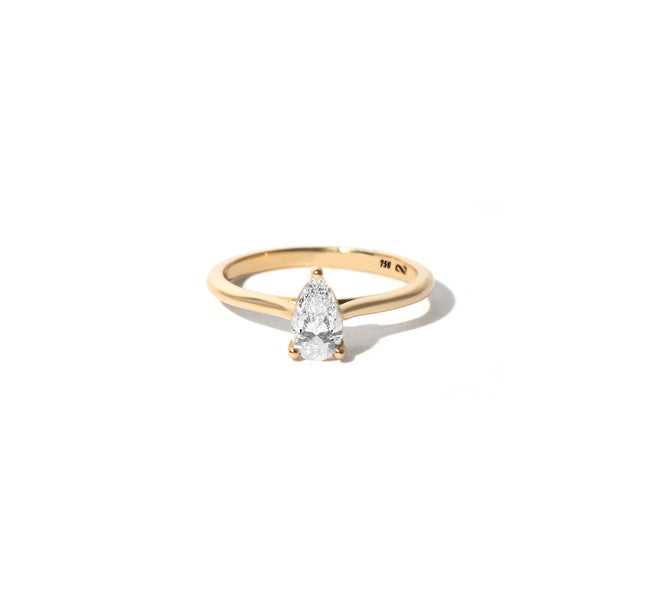 Anel Gota Soliz em Diamante Lab - 0,50ct