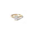 Anel Oval Soliz em Diamante Lab - 1,00ct