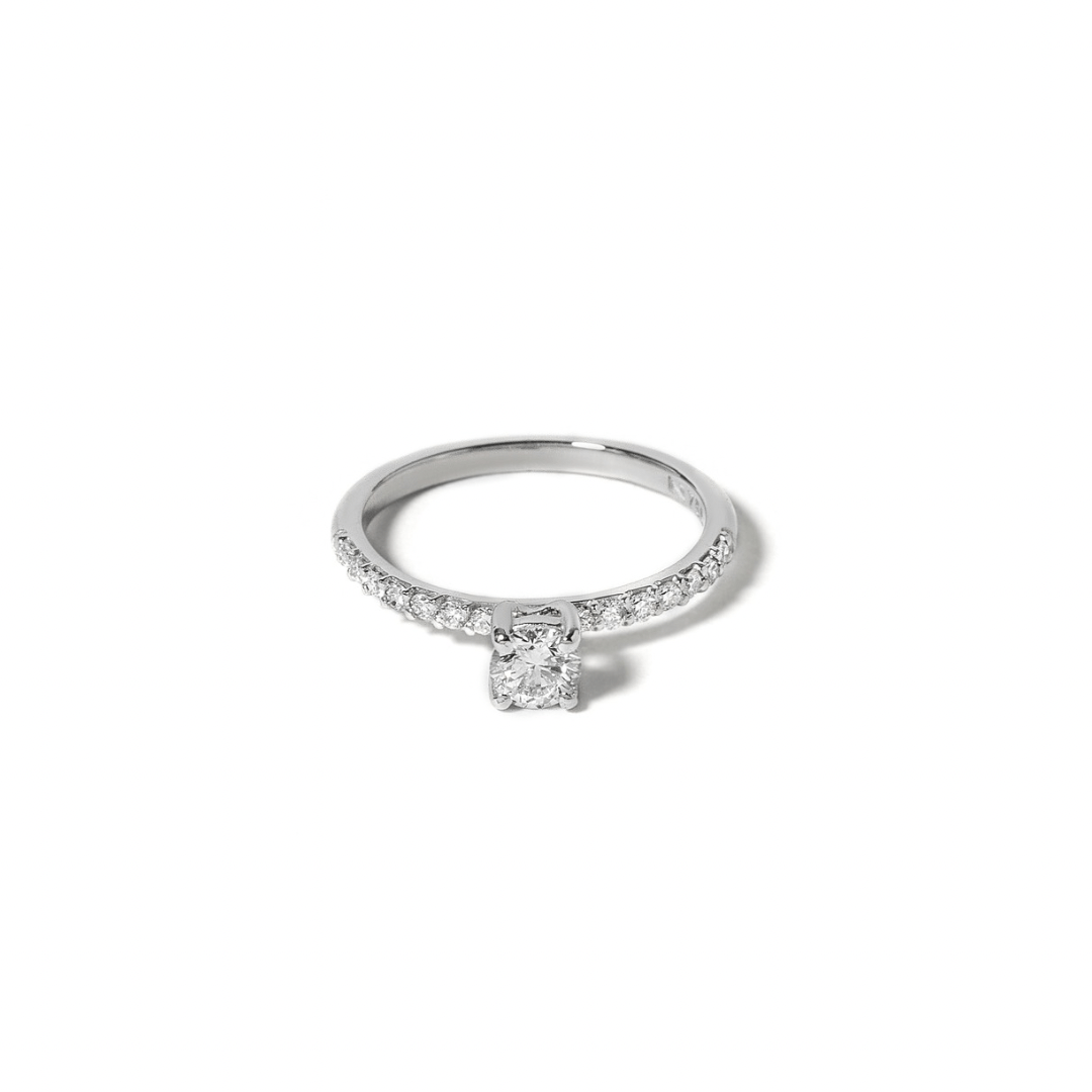 Anel Redondo Niz em Diamante Lab - 0,30ct - Niliz