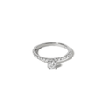 Anel Redondo Niz em Diamante Lab - 0,30ct