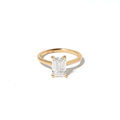 Anel Solitário em Diamante Lab Emerald - 2CT