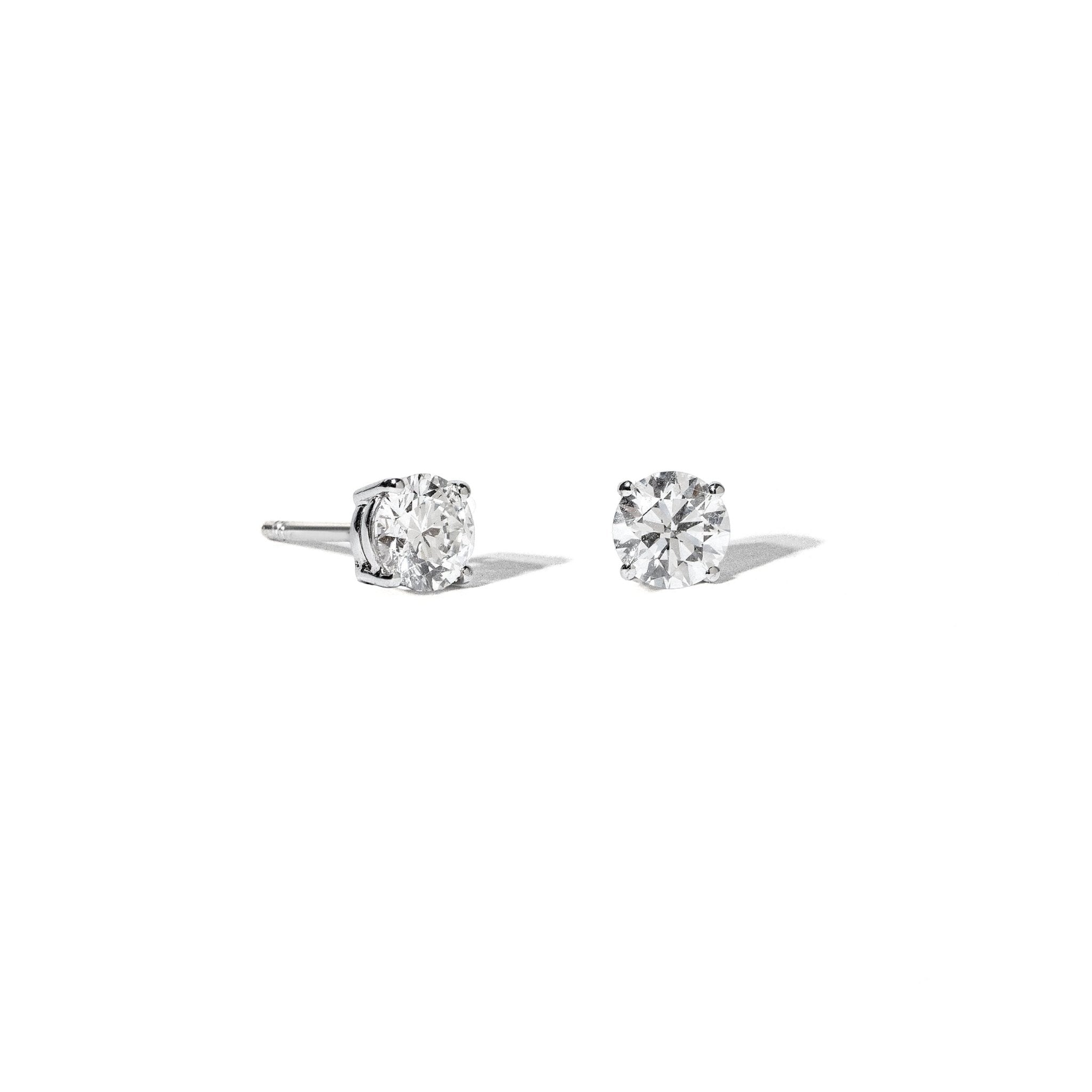 Brinco Solitário Redondo em Diamante Lab - 3,00ct (total) - Niliz