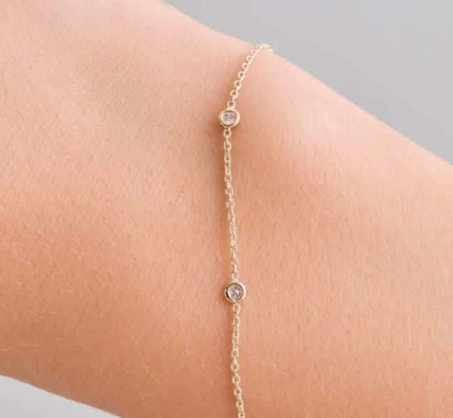 Pulseira Brillier em Diamante Lab - 15pts - Niliz