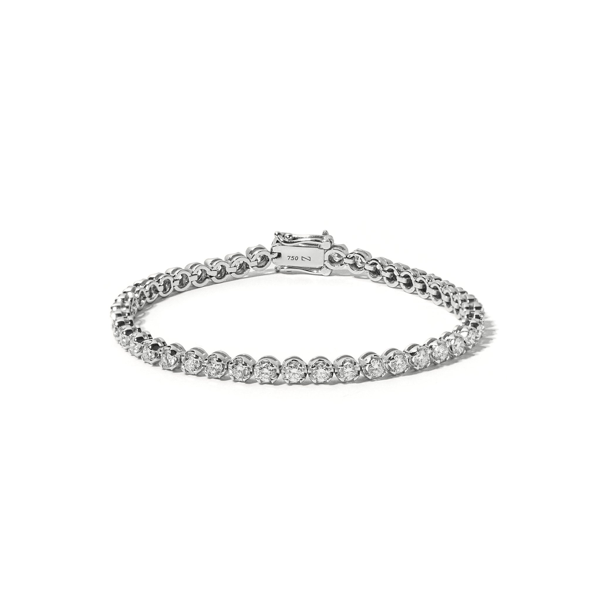 Pulseira Riviera Coroa em Diamante Lab - 6pts (cada) - Niliz