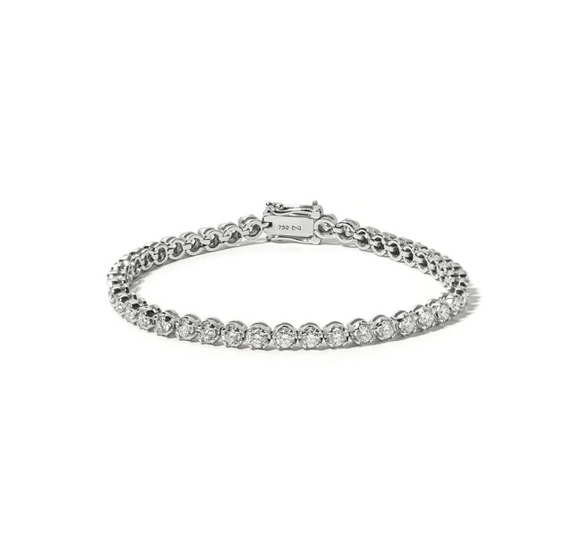 Pulseira Riviera Coroa em Diamante Lab - 6pts (cada) - Niliz